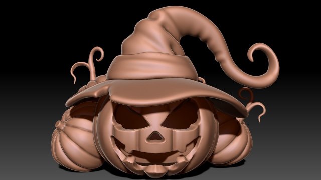 Víspera Santos calabaza figuritas linterna horror mal vegetal miedo mueble lámpara otoño jardín septiembre planta maceta tallado comida octubre miniaturas 3D print model - Mito3D