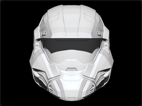 halo commando helmet 3d print model in game accessories 3dexport commander airsoft cosplay warrior knight armor toy 3d print model - Mito3D