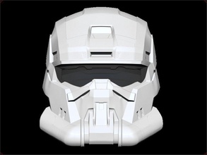 aureola eod casco máscara airsoft cosplay 3dshophelmet 3d print model - Mito3D
