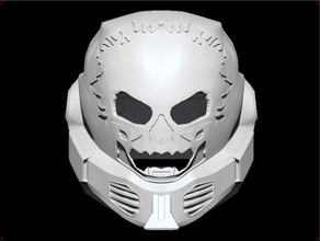 aureola eva emile casco máscara airsoft cosplay 3dshophelmet 3d print model - Mito3D