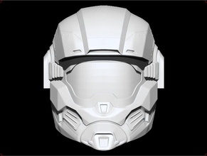 halo hazop helmet 3d print model in game accessories 3dexport airsoft cosplay mask warrior knight armor toy 3d print model - Mito3D