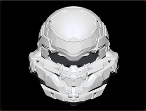 aureola casco 3d impresión modelo in juego accesorios 3dexport máscara airsoft cosplay 3dshophelmet 3d print model - Mito3D