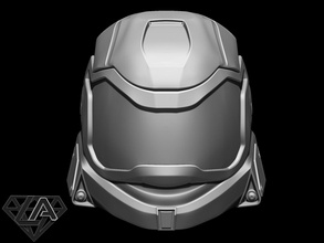aureola alcanzargnir personalizado casco 3d impresión modelo in juego accesorios 3dexport alcanzar máscara airsoft cosplay guerrero invasor caballero armadura juguete soldado jedi 3d print model - Mito3D