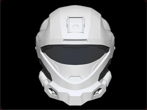 hale keşif kask airsoft maske Kostüm oyunu 3 boyutlu 3d print model - Mito3D
