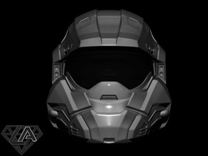 halo x2 moto version helmet 3d print model in game accessories 3dexport airsoft cosplay warrior invader lafactorystore bikehelmet motorcycle 3d print model - Mito3D