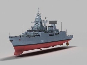 hamburg f 124 saksonya sınıf firkateyn 3d model in savaş gemisi 3dexport f124 f220 donanma deniz taşıtı askeri gemi apar smart l almanya 3d print model - Mito3D