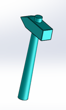 Hammer Werkzeuge frei mechaincal Spielzeuge free tools 3d print model - Mito3D