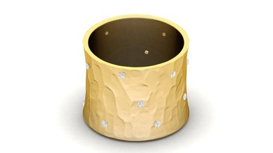 hammer textur diamant ring 3d drucken modell ringe 3dexport liebe schmuck druckbar silber juwel gold juwelen cnc hochzeit band 3dmodel mode zbrush mädchen 3d print model - Mito3D