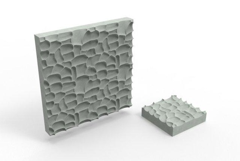 dövülmüş mozaik 3d Yazdır model dekor oymak deboss duvar iç tasarım doğa seramik tavan el yapımı karolar taş Kaya doku Desen juhannproduct modüler Sanat 3d print model - Mito3D