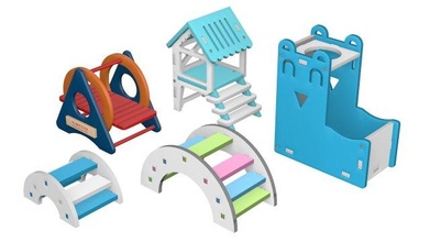 hamster oyuncaklar 1 3d model in 3dexport tekerlek kafes ekipman egzersiz hayvan oyuncak evcil dükkan çalıştırmak daire gereçler fare hücre papağan 3d print model - Mito3D