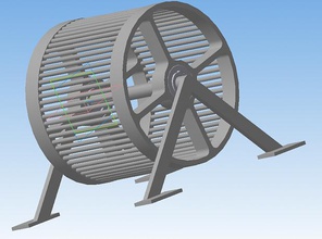 hamster wheel 3d print model in game accessories 3dexport cartwheel 3d print model - Mito3D
