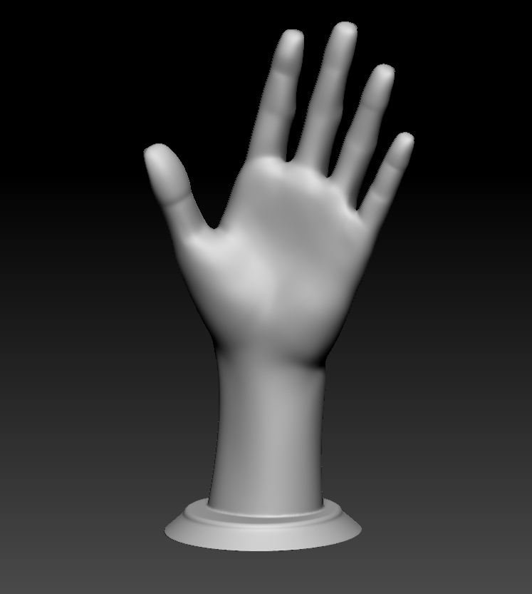 hand pose 3d print model in sculpture 3dexport body finger anatomy female girl human art 3D print model - Mito3D
