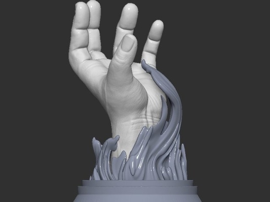 mano pose diseño 3d impresión modelo in escultura 3dexport arte personaje estatua dios estante soporte buda ganesha interior juguete miniatura humano masculino 3d print model - Mito3D
