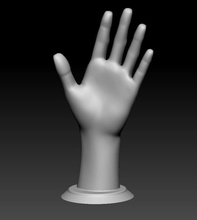 hand pose 3d drucken modell skulptur 3dexport körper finger anatomie weiblich mädchen kunst 3d print model - Mito3D