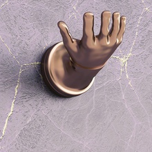 el şekli askı kol yumruk paw anatomik asılı parmaklar tripod Hatıra minyatür şekil 3d print model - Mito3D