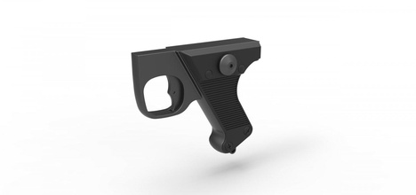 handle cosplay blaster pistol 6 scifi part gun print printable toy 3d print model - Mito3D