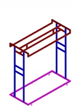 hanger stand 3d print model - Mito3D