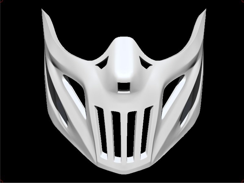 hannibal custom mask helmet airsoft cosplay 3dshophelmet 3D print model - Mito3D