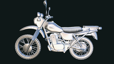 harley 3d impresión mt500 modelo in automotor 3dexport stl 3dprint moto motos 3d print model - Mito3D