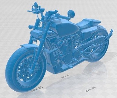 Harley Davidson esportista 2021 imprimível moto automotivo passatempo micro escala bicicleta motocicleta 3d print model - Mito3D