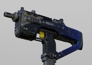 harpy 3d model in makine tabanca 3dexport oyun ue4 birlik gerçek dışı ateşli silah el askeri savaş ordu madde işareti 4k pbr düşük poli fps fn herstal motor meydan okuma 3d print model - Mito3D