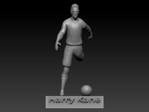 Harry kane Harrykane fútbol futbolista jugador Tottenham Inglaterra norwich 3dprint 3dprinted 3dprinting 3d print model - Mito3D