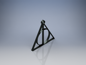 harry vasaio mortale doni 3d stampa modello in ciondoli 3dexport morte pendente potter harrypottertheme 3d print model - Mito3D