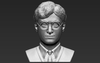 harry potter bust 3d printing ready stl obj print model in sculpture 3dexport lord voldemort dumbledore jk rowling ron weasley hermione severus snape sirius black draco malfoy hollywood hagrid 3d print model - Mito3D