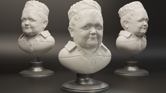 hasbulla busto figuritas ufc 3d print model - Mito3D