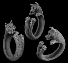 hasky ring ring rings silver jewelry printable jewel dog jewelery jeweller wolf pet puppy husky labrador dalmatian werewolf rottweiler mammal