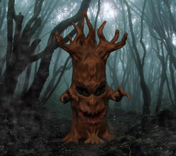 encantada de árbol en 3d art halloween la fantasía impresión naturaleza 3d print model - Mito3D