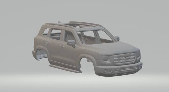 amigos Dargo vehículo fundido presión tragamonedas ruedas calientes miniaturas espacio impresión impreso caliente 3d print model - Mito3D