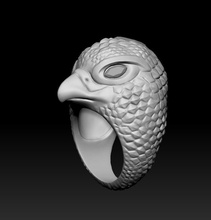 hawk ring jewelry jewelrydesign jewellery falcon falcon3d halcn halcon rings sortija 3d print model - Mito3D