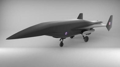 hawker siddeley type 1019e2 3d model in fighter 3dexport aircraft airplane aviation glider gliding hypersonicaircraft jet military war aerospace combat drone squadron interceptor vectored air hawkersiddeley 3d print model - Mito3D