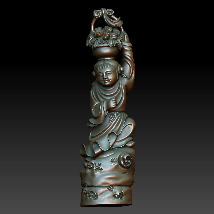 hd scan 16b estátua pronto para imprimir 3d 3d-scan 3dscan estátuas miniatura miniaturas figurine figurinhas buda de maitreya bodhisattva shakyamuni amitabha esculpir escultura 3D print model - Mito3D