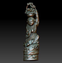 hd scansione 16b statua pronto per la stampa 3d 3d-scan 3dscan statue in miniatura miniature figurina figurine il buddha di maitreya bodhisattva shakyamuni amitabha scolpire scultura 3d print model - Mito3D