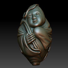 hd-scan-17b-statue - ready-print 3d 3d-scan 3dscan scan statue Statuen der Miniatur miniaturen Figur Figuren buddha buddha-statue drucken maitreya bodhisattva shakyamuni amitabha sculpt Skulptur 3d print model - Mito3D