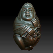 hd scansione 28b statua pronto stampa 3d modello in figurine 3dexport scan 3dscan statue miniatura miniature figurina buddha maitreya bodhisattva shakyamuni amitabha scolpire scultura 3d print model - Mito3D