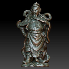 hd scan buddha guan gong 09 statue - ready print 3d 3d-scan 3dscan statues miniature miniatures figurine figurines buddha-statue maitreya bodhisattva shakyamuni amitabha sculpt sculpture 3d print model - Mito3D