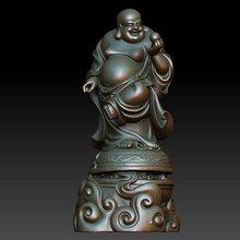 hd escanear buda maitreya 08 estatua listo impresión 3d modelo in figuritas 3dexport scan 3dscan estatuas miniatura miniaturas figurilla buddha statue bodhisattva shakyamuni amitabha esculpir escultura 3d print model - Mito3D