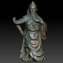 hd taramak guan gong 18 heykel hazır yazdır 3d model in figürinler 3dexport scan 3dscan heykeller minyatür minyatürler heykelcik buda buddha statue maitreya bodhisattva shakyamuni amitabha şekil vermek 3d print model - Mito3D