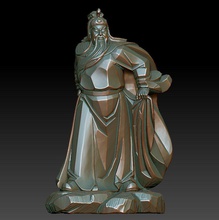 hd scan guan gong 41 estátua pronto para imprimir 3d 3d-scan 3dscan estátuas miniatura miniaturas figurine figurinhas buda de maitreya bodhisattva shakyamuni amitabha esculpir escultura 3d print model - Mito3D