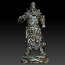 hd scan guan gong 43 statue - ready print 3d model in figurines 3dexport 3d-scan 3dscan statues miniature miniatures figurine buddha buddha-statue maitreya bodhisattva shakyamuni amitabha sculpt sculpture 3d print model - Mito3D