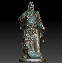 hd-scan guan gong 46 statue - ready-print 3d 3d-scan 3dscan scan Statuen der Miniatur miniaturen Figur Figuren buddha buddha-statue drucken maitreya bodhisattva shakyamuni amitabha sculpt Skulptur 3d print model - Mito3D