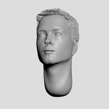 Ukraynalı adam saç baş anatomi karakter figürinler insan Minyatürler insanlar 3d model 35 ölçek plastik küçük ölçekli yüz ulusal ulus 3d print model - Mito3D