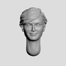 head ukrainian women hair anatomy character figurines human miniatures people 3d model 35th scale plastic small-scale face national nation 3d print model - Mito3D