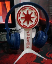 auricular estante soporte estrella guerras república guerra Galaxias 3d print model - Mito3D