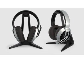 casque stand le d'écoute style 3d print model - Mito3D