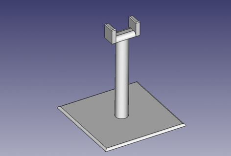 headset stand free 3d print model - Mito3D