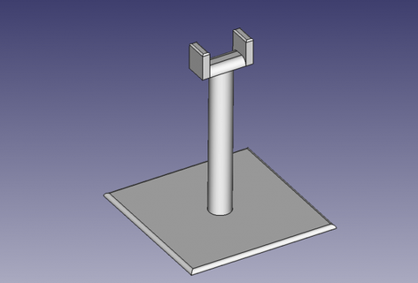 fone ouvido ficar pé 3d print model - Mito3D